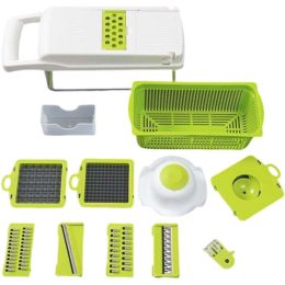 Kitchen Multi - function Dicing and Cutting Vegetables Magic Tool Potato Wire Cutter Grater - white