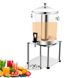 8L New Stainless Home/Commercial Restaurant Beverage Drink Dispenser w/Faucet - 8L