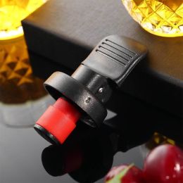 Soda Beer Wine Vacuum Retain Freshness Bottle Stop Sealer Red Wine Vacuum Sealed Saver Preserver Plug Tools Retain Freshness - Black