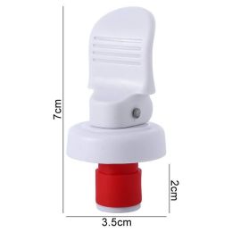 1Pc Soda Beer Wine Vacuum Retain Freshness Bottle Stop Sealer Red Wine Vacuum Sealed Saver Preserver Plug Tools - 7*3.5*2CM