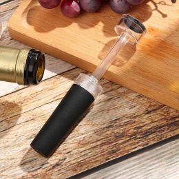 Red Wine Vacuum Retain Freshness Bottle Stopper Preserver Sealer Plug Air Pump Stopper Sealer Plug Tools Wine Vacuum Stopper - as the picture