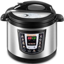 6 QT Programmable Electric Stainless Steel Pressure Rice Cooker - EP21653