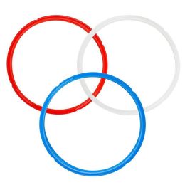 3pcs New Silicone Seal Rings Gasket For Instant Pot Blue Red White IP-DUO60 IP-LUX60 IP-DUO50 IP-LUX50 Smart-60 - 6QT