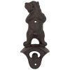Bar Gift Family Party Gift Elegant And Refined Design Cast Iron Bottle Opener - As pic show - Growling Grizzly