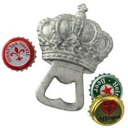 Bar Gift Family Party Gift Elegant And Refined Design Cast Iron Bottle Opener - As pic show - King's Silver Crown
