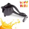 Manual Citrus Juicer Heavy Duty Juice Metal Aluminum Alloy Squeezer  - Black - Squeeze Juicer