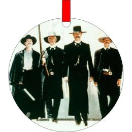 Cast Of Tombstone Christmas Ornament - nutural
