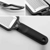 Home Stainless Steel Small Garlic Press Crusher Mincer Chopper Peeler Squeeze Cutter  - Black - Kitchen Tools