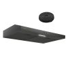 30 in. Stainless Steel Under Cabinet Range Hood Vent Cooking 230 CFM Kitchen 3 Speed cooker hood wit - black