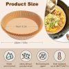 100Pcs Air Fryer Disposable Paper Liner w/ 100Pcs Disposable Gloves Baking Mat - 100Pcs