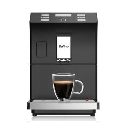 Dafino-206 Super Automatic Espresso & Coffee Maker Machine, Black - black