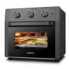 Air Fryer Toaster Oven - 5-In-1 Convection Oven,Air Fry, Roast, Toast, Broil & Bake Function - Air - gray