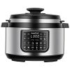 Household 8L Oval LED Display High Pressure Cooker XH - As Pitcture