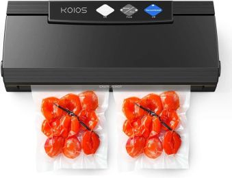 KOIOS 80Kpa Automatic Vacuum Food Sealer Machine - Black