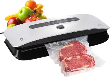 Bosonshop Food Vacuum Sealer Machine Strong Suction Power Dry and Moist Mode Starter Kit for Food Preservation and Sous Vide - 1