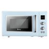 ZOKOP 23L / 0.9cuft Retro Microwave Oven With Display/Silver Handle RT - Blue