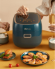 Bear Smart IH Rice Cooker Rice Cooker DFB-P20F1 Firewood Yuan Kettle Refined Iron Liner IH Stereo Heating 2L - Blue - Refined Iron+ Daikin non-stick c