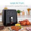 KUPPET Air Fryer, 7 Quart, 1700-Watt Electric Air Fryers Oven for Roasting/Baking/Grilling, 8 Cooking Presets, LED Digital Touchscreen, BPA-Free, ETL