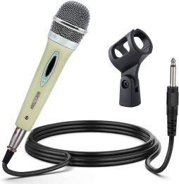 5 Core Premium Vocal Dynamic Cardioid Handheld Microphone Unidirectional Mic with 12ft Detachable XLR Cable to Â¼ inch Audio Jack and On/Off Switch fo
