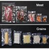 30/50/100pcs Kitchen Food Vacuum Sealer Bag Sous Vide Saver Storage Packaging Bags Accessories - Transparent - 30pcs 17*25cm