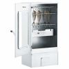 BBQ Oven Smoker with 2.2lbs Wood Chips 17.5"x11.4"x32.7" - Silver