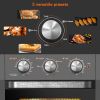 Air Fryer Toaster Oven - 5-In-1 Convection Oven,Air Fry, Roast, Toast, Broil & Bake Function - Air - gray