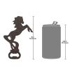 Bar Gift Family Party Gift Elegant And Refined Design Cast Iron Bottle Opener - As pic show - Wild Stallion Horse