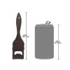 Bar Gift Family Party Gift Elegant And Refined Design Cast Iron Bottle Opener - As pic show - Paint Brush