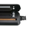 Free shipping Household Food Vacuum Sealer Sealing Packaging Machine Kitchen Preservation Tool - black
