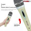 5 Core Premium Vocal Dynamic Cardioid Handheld Microphone Unidirectional Mic with 12ft Detachable XLR Cable to Â¼ inch Audio Jack and On/Off Switch fo