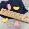 Wooden Moon Cake Mold Steamed Pumpkin Pie Pastry Rice Cake Wooden DIY Baking Mold Panda Butterfly Peach Gold Ingot 25g - Default