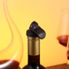 Soda Beer Wine Vacuum Retain Freshness Bottle Stop Sealer Red Wine Vacuum Sealed Saver Preserver Plug Tools Retain Freshness - Black