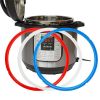 3pcs New Silicone Seal Rings Gasket For Instant Pot Blue Red White IP-DUO60 IP-LUX60 IP-DUO50 IP-LUX50 Smart-60 - 6QT