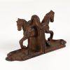 Animal Rustic Cast Iron Horse Bookends - as pic