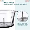 Premium Electric Meat Grinder Food Processor and 4 Titanium Blades, 12 Cup 2.2Qt Glass Strong Bowl for Vegetables Fruit Salad Onion Garlic Meat Ice 30