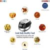 Rice Cooker Small Rice Maker Steamer Pot Electric Steamer Digital Electric Rice Pot Multi Cooker & Food Steamer Warmer 5.3 Qt 5 Core RC0501 - Silver B