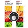 [ Unique Version] VACASSO Juicer with Utility Patent  400W Juicer Machines Wide Mouth Fruits & Vegetables Centrifugal Juice Extractor - Black+Silver