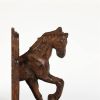 Animal Rustic Cast Iron Horse Bookends - as pic