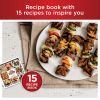 Ninja AG301 Foodi 5-in-1 Indoor Grill with Air Fry, Roast, Bake & Dehydrate, Black/Silver - Indoor Grill