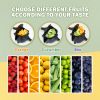 RAINBEAN Manual Citrus Juicer, Hand Press Lemon Squeezer, Heavy Duty Juice Metal Aluminum Alloy Squeezer for Lime Orange Apple Fruit (Black) - black