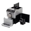 Dafino-202 Fully Automatic Espresso Maker, One touch Coffee Machine with Automatic Milk Frother for Cappuccino & Latte, Stainless Steel, Black - slive