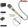 5 Core Premium Vocal Dynamic Cardioid Handheld Microphone Unidirectional Mic with 12ft Detachable XLR Cable to Â¼ inch Audio Jack and On/Off Switch fo
