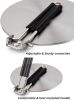Heat Diffuser, 8 inch Simmer Ring Plate Induction Adapter Plate for Gas Stove Stainless Steel with Foldable Handle Induction Hob Ring Plate - 8 in