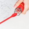 10 PCS Spatula Set High Heat Resistant Kitchen Utensil Set Seamless Design Stainless Steel Core For Cooking Baking - red