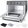 Oven Combo, WEESTA 7-in-1 Convection Oven Countertop, 24QT Large Air Fryer with Accessories & E-Recipes - Grey