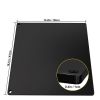 Party Dinner Steel Pizza Baking Plate Stone Baking Surface For Oven Cooking And Baking - Black - 16.1" x 14.2" x 0.4"
