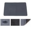 Washable Dog Pet Diaper Mat Waterproof Reusable Training Pad Urine Absorbent Environment Protect Diaper Mat Dog Car Seat Cover - Gray - L 100x70cm