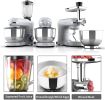 Nurxiovo 3 in 1 Stand Mixer, 850W 6.5QT Kitchen Food Mixer with Tilt-Head 6 Speed, Electric Standing Mixers with Dough Hook, Whisk, Beater, Meat Blend