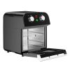 12.7QT 1600W Electric Rotisserie Dehydrator Convection Air Fryer Toaster Oven - Black