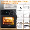 Air Fryer Oven Toaster 4 Slice - black